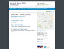 Tablet Screenshot of melvinbabad.com